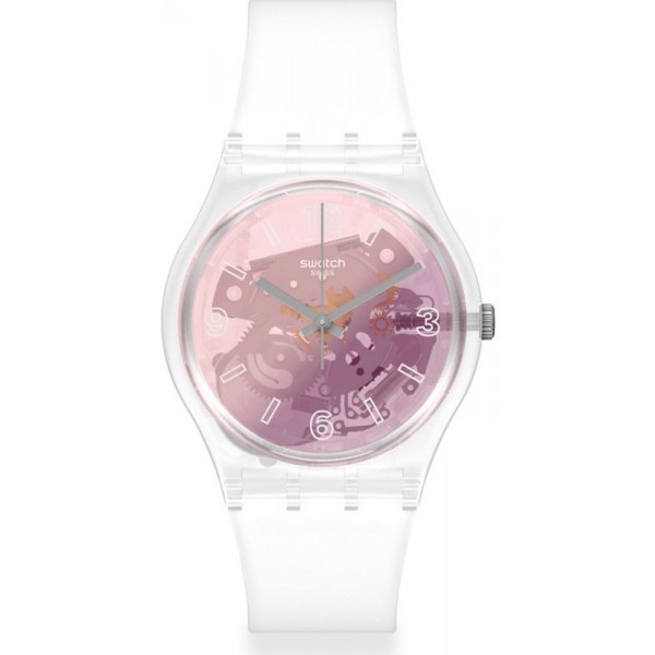 Swatch Womens Watch Gent Pink Disco Fever GE290 Buy Swatch Womens Watch Gent Pink Disco Fever GE290