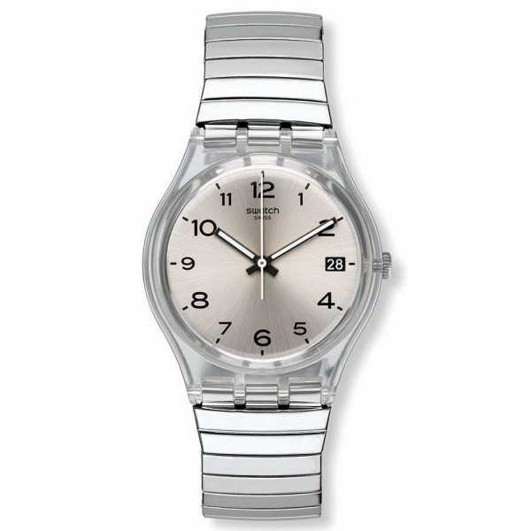 Swatch Unisexuhr Gent Silverall L GM416A Kaufen Sie Swatch Unisexuhr Gent Silverall L GM416A