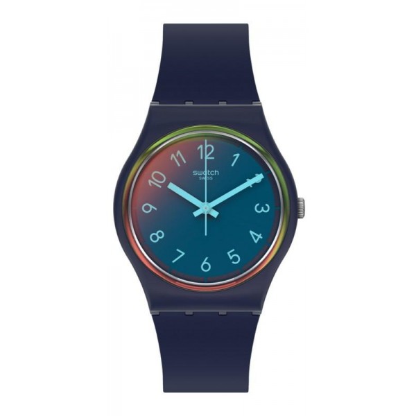 Buy Swatch Unisex Watch Gent LA Night Blue GN274