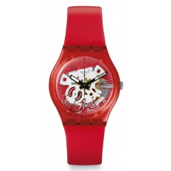 Reloj Swatch Unisex Gent Rosso Bianco GR178