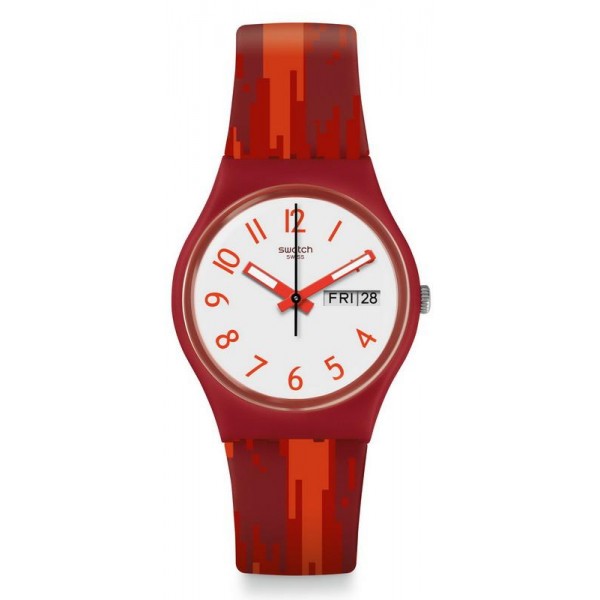 Swatch Womens Watch Gent Red Flame GR711 Buy Swatch Womens Watch Gent Red Flame GR711