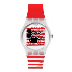 Reloj Mickey Mouse Swatch Mouse Marinière GZ352
