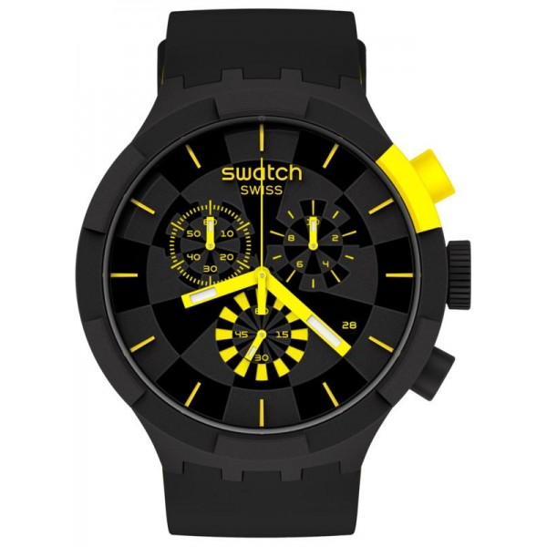 Comprare Orologio Swatch Big Bold Chrono Checkpoint Yellow SB02B403