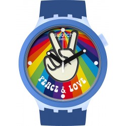 Reloj Swatch Big Bold Peace Hand Love SB03N105