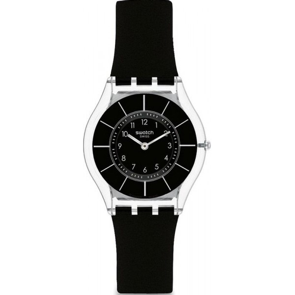 Montre Swatch Femme Skin Classic Black Classiness SFK361 Acheter Montre Swatch Femme Skin Classic Black Classiness SFK361