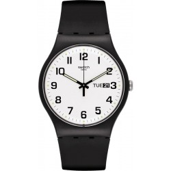 Swatch Unisexuhr New Gent Twice Again SO29B703