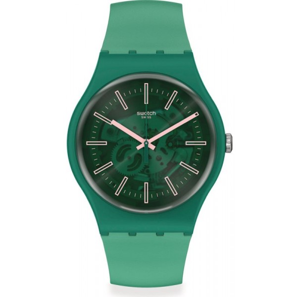 Swatch Unisexuhr New Gent Sunbrush Grass SO29G100 kaufen