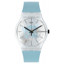 Swatch Unisexuhr New Gent Blue Daze SO29K105