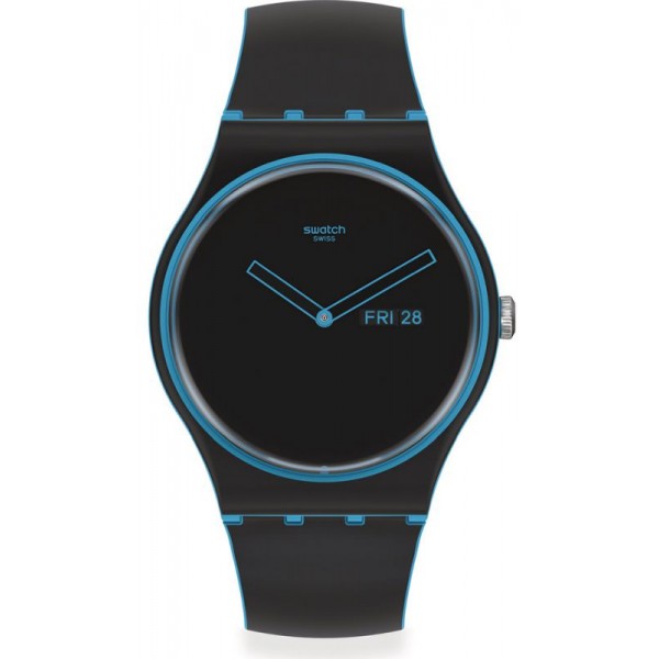 Orologio Swatch Unisex New Gent Minimal Line Blue SO29S701 Comprare Orologio Swatch Unisex New Gent Minimal Line Blue SO29S701