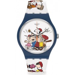 Reloj Swatch Peanuts First Base SO29Z107
