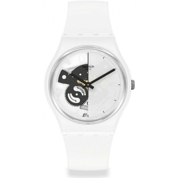 Swatch Unisexuhr Gent Live Time White SO31W101 kaufen