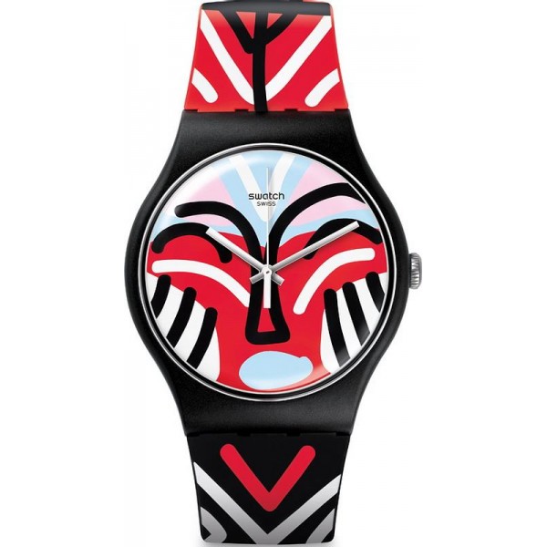 Orologio Swatch Unisex New Gent Mask Parade SUOB127 Comprare Orologio Swatch Unisex New Gent Mask Parade SUOB127