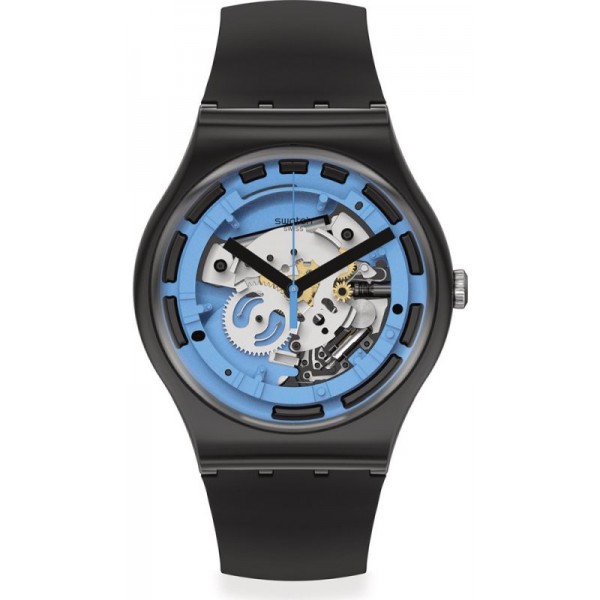 Montre Swatch Unisex New Gent Blue Anatomy SUOB187 Acheter Montre Swatch Unisex New Gent Blue Anatomy SUOB187