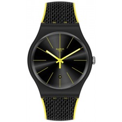 Orologio Swatch Unisex New Gent Night Cord SUOB406