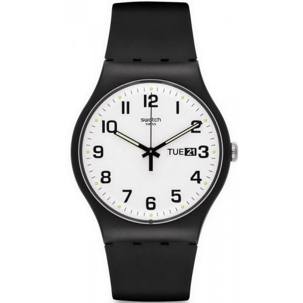 Buy Swatch Unisex Watch New Gent Twice Again SUOB705
