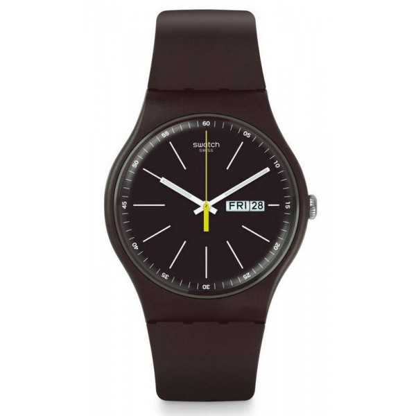 Acheter Montre Swatch Unisex New Gent Blue Browny SUOC704