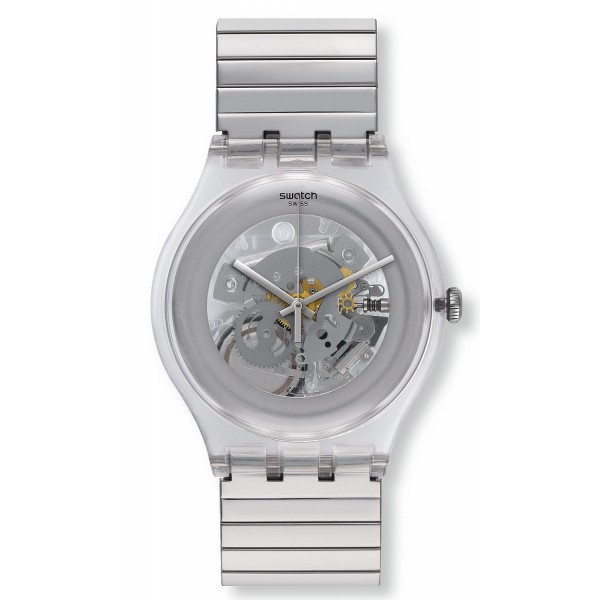 Swatch Unisex Watch New Gent Cleared Up L SUOK105FA Buy Swatch Unisex Watch New Gent Cleared Up L SUOK105FA
