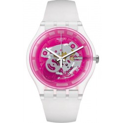 Swatch Unisex Watch New Gent Pinkmazing SUOK130