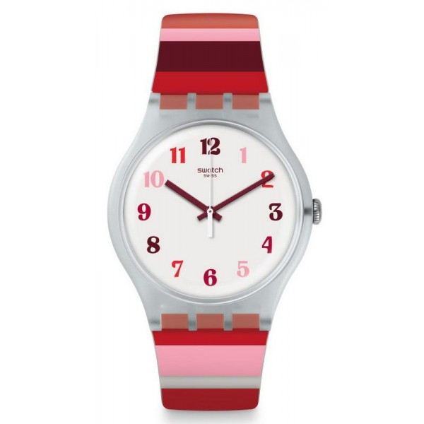Buy Swatch Ladies Watch New Gent Tramonto Occaso SUOK138