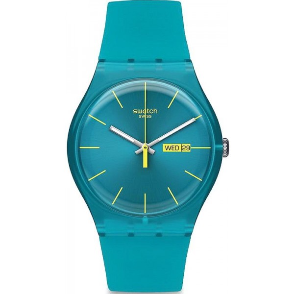 Montre Swatch Unisex New Gent Turquoise Rebel SUOL700 Acheter Montre Swatch Unisex New Gent Turquoise Rebel SUOL700
