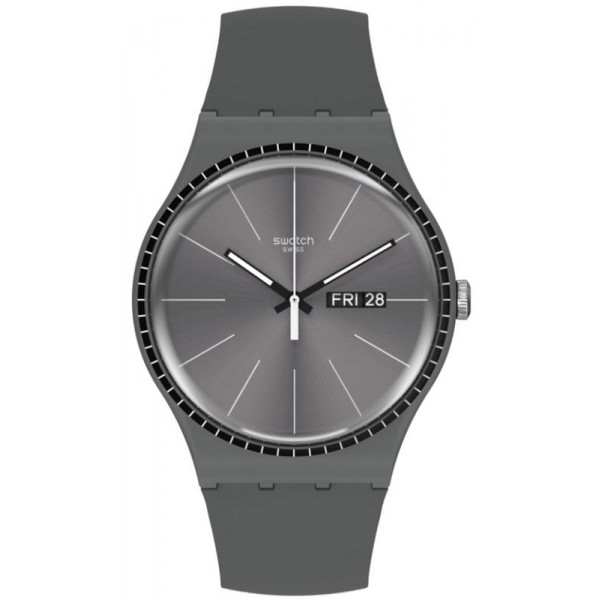 Buy Swatch Unisex Watch New Gent Grey Rails SUOM709