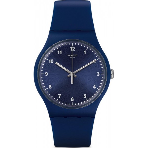 Buy Swatch Unisex Watch New Gent Mono Blue SUON116