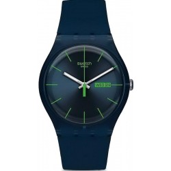 Swatch Unisexuhr New Gent Blue Rebel SUON700