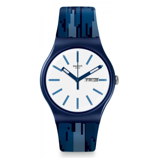 Swatch Unisex Watch New Gent Fiammablu SUON712 Buy Swatch Unisex Watch New Gent Fiammablu SUON712