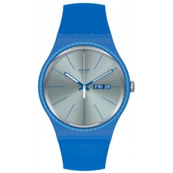 Swatch Unisexuhr New Gent Blue Rails SUON714