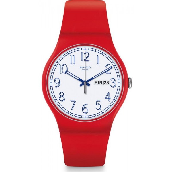 Orologio Swatch Unisex New Gent Red Me Up SUOR707 Comprare Orologio Swatch Unisex New Gent Red Me Up SUOR707