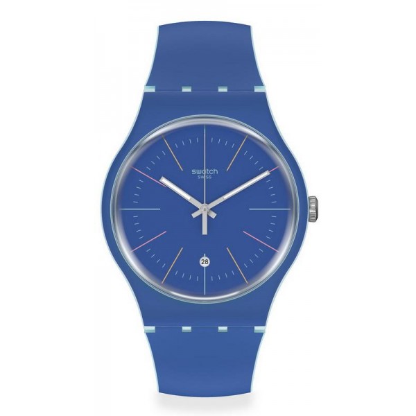 Swatch Unisexuhr New Gent Blue Layered SUOS403 kaufen