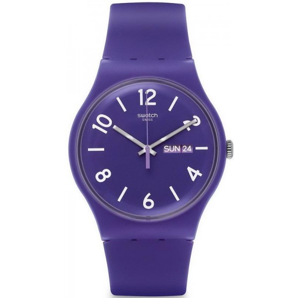 Buy Swatch Unisex Watch New Gent Backup Purple SUOV703