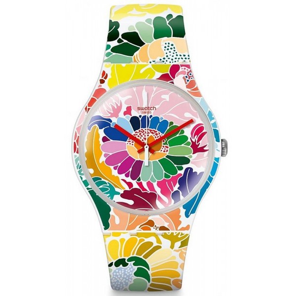 Acheter Montre Swatch Femme New Gent Flowerfool SUOW126