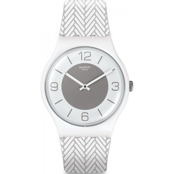 Swatch Unisex Watch New Gent White Glove SUOW131 Buy Swatch Unisex Watch New Gent White Glove SUOW131