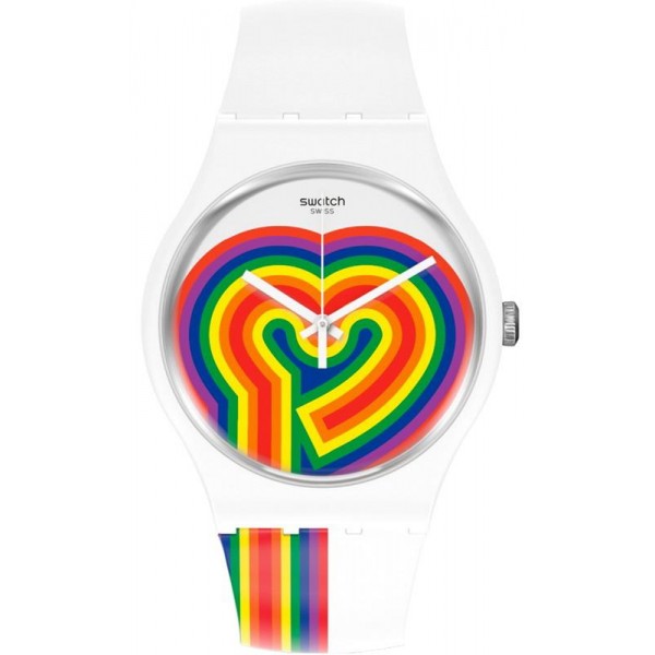 Montre Swatch Femme New Gent Beating Love SUOW171 Acheter Montre Swatch Femme New Gent Beating Love SUOW171