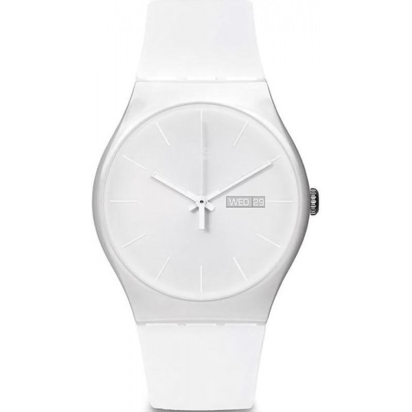 Swatch Unisex Watch New Gent White Rebel SUOW701 Buy Swatch Unisex Watch New Gent White Rebel SUOW701