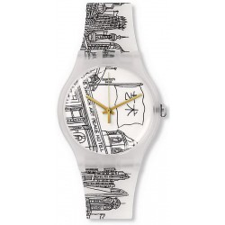 Orologio Swatch Unisex New Gent Art Peace Hotel SUOZ197