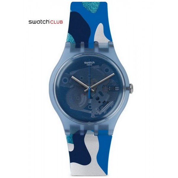 Buy Swatch Club Unisex Watch New Gent Silverscape SUOZ215