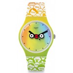 Buy Swatch Club Unisex Watch New Gent What's Yo Face? SUOZ303
