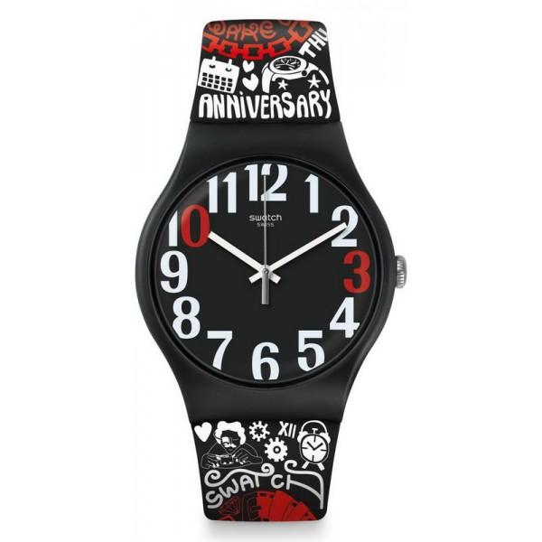 Buy Swatch Club Unisex Watch New Gent 30 And Ticking SUOZ322