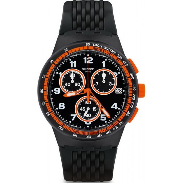 Buy Swatch Men's Watch Chrono Plastic Nerolino SUSB408