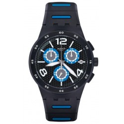 Comprar Reloj Swatch Hombre Chrono Plastic Black Spy SUSB410