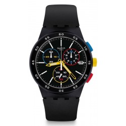 Orologio Swatch Unisex Chrono Plastic Black-One SUSB416