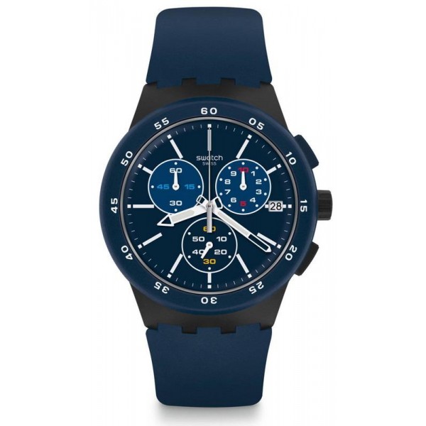 Comprare Orologio Swatch Uomo Chrono Plastic Blue Steward SUSB417