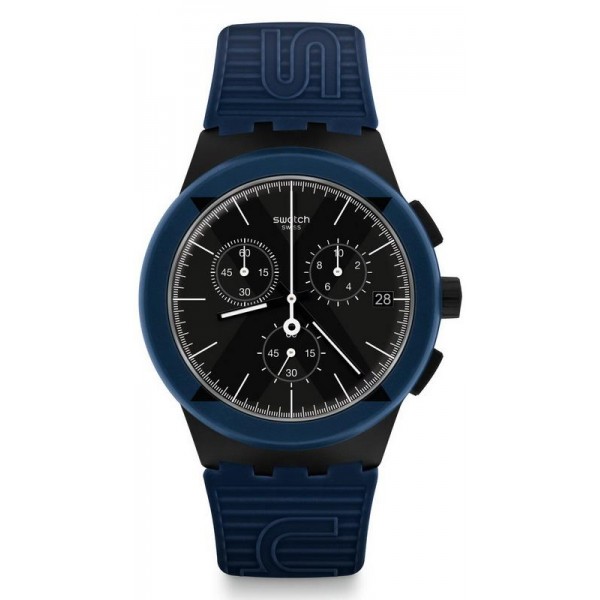 Swatch Unisexuhr Chrono Plastic X-District Blue SUSB418 Swatch Unisexuhr Chrono Plastic X-District Blue SUSB418 kaufen