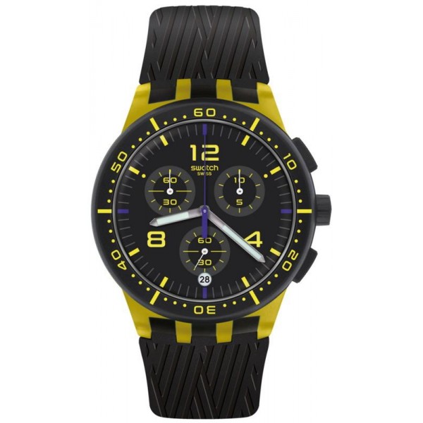 Swatch Unisex Watch Chrono Plastic Yellow Tire SUSJ403 Buy Swatch Unisex Watch Chrono Plastic Yellow Tire SUSJ403