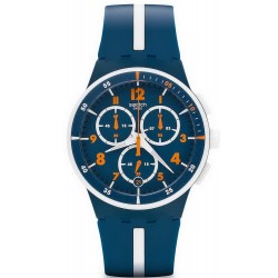 Swatch Herrenuhr Chrono Plastic Whitespeed SUSN403