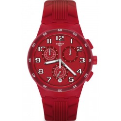 Comprar Reloj Swatch Unisex Chrono Plastic Red Step SUSR404