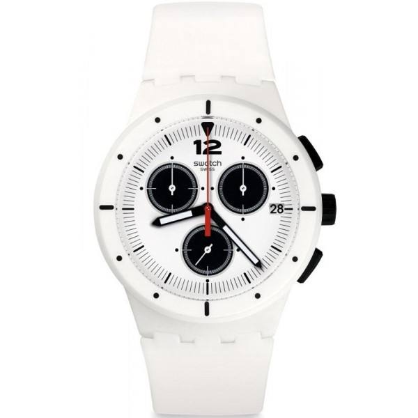 Orologio Swatch Unisex Chrono Plastic Why Again SUSW406 Comprare Orologio Swatch Unisex Chrono Plastic Why Again SUSW406