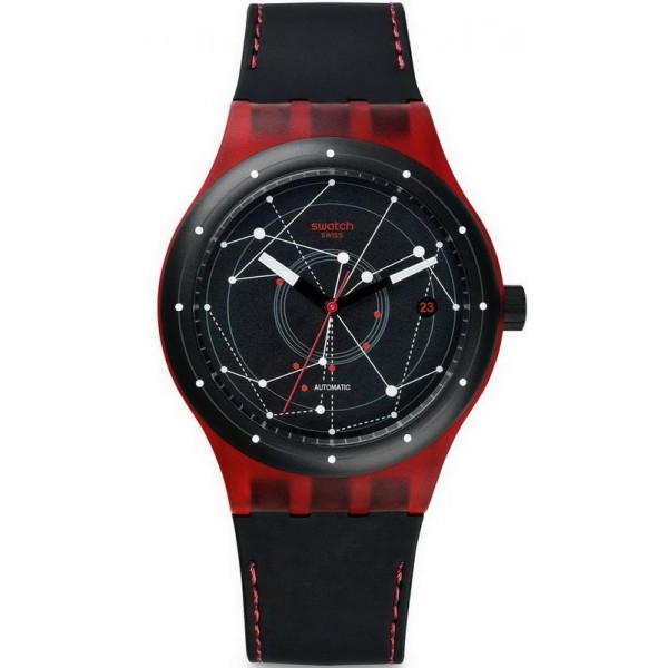 Acheter Montre Swatch Unisex Sistem51 Sistem Red Automatique SUTR400